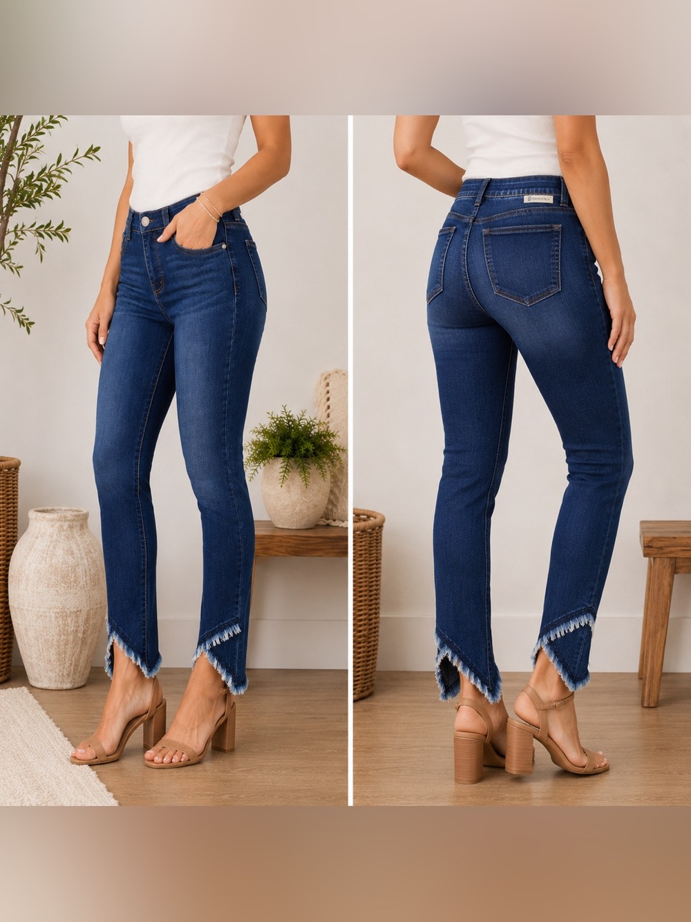 Democracy AbSolution Step Hem Skinny Jeans Size 6 NWOT